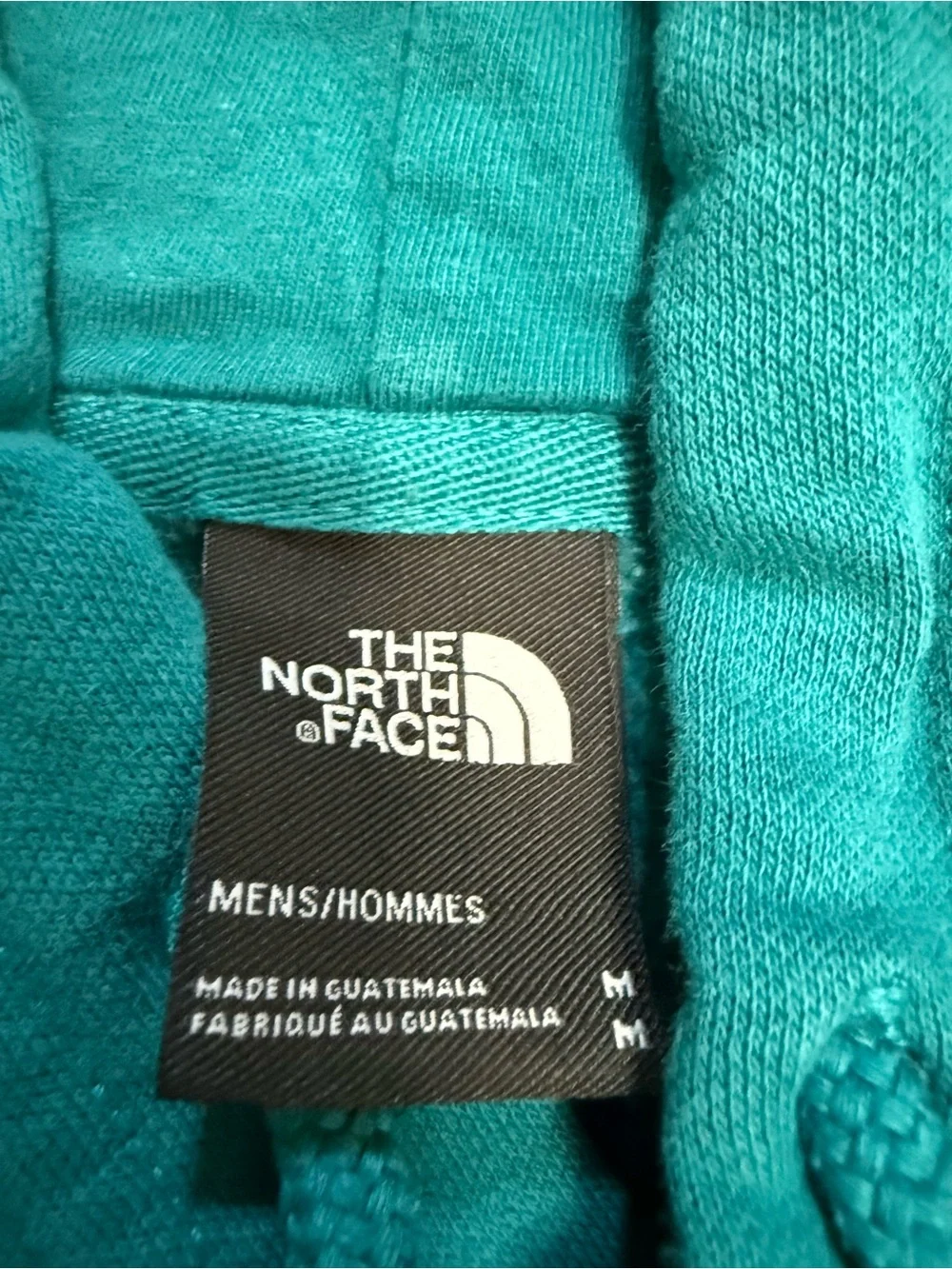 The North Face Teal Pullover Hoodie with White Logo